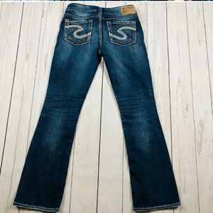 Silver Aiko Bootcut Factory Faded Jeans 29